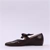Wonders Triana Hidden Wedge Bow Pump - Brown Leather